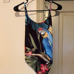 Topshop tropical with bird leotard from Nordstrom